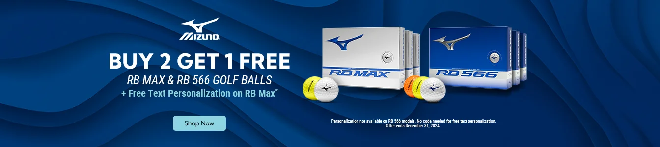 Mizuno RB Max & RB 566 Golf Balls Buy 2 Dozen Get 1 Free! Limited Time Offer.