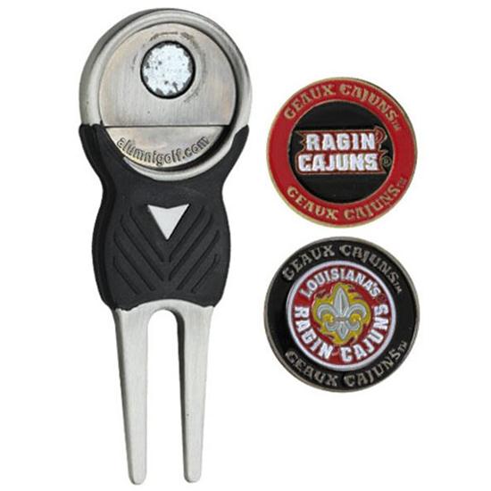 Team Golf Divot Tool and Ball Marker Pack UL Ragin Cajuns