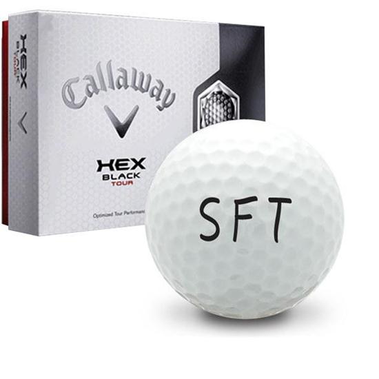 Callaway Golf Hex Black Tour SFT Logo Golf Ball