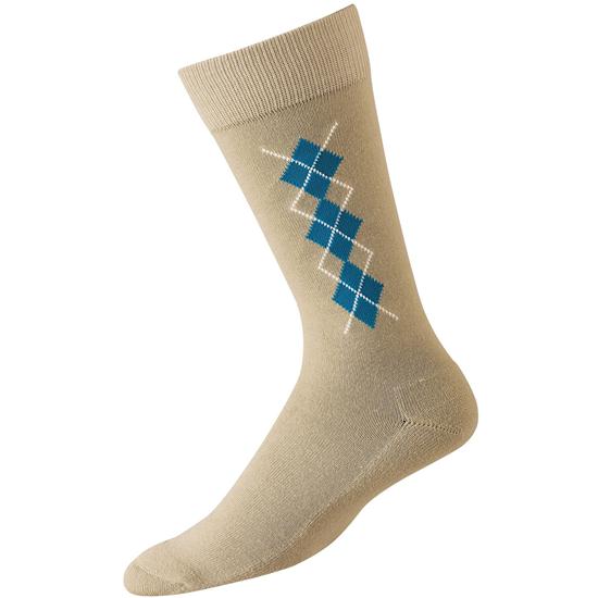 FootJoy Men's ProDry Argyle Limited Edition Crew Sock Khaki/Teal