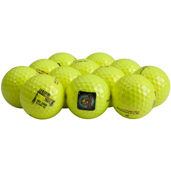 Pinnacle Gold Yellow Logo Overrun Golf Balls Golfballs.com