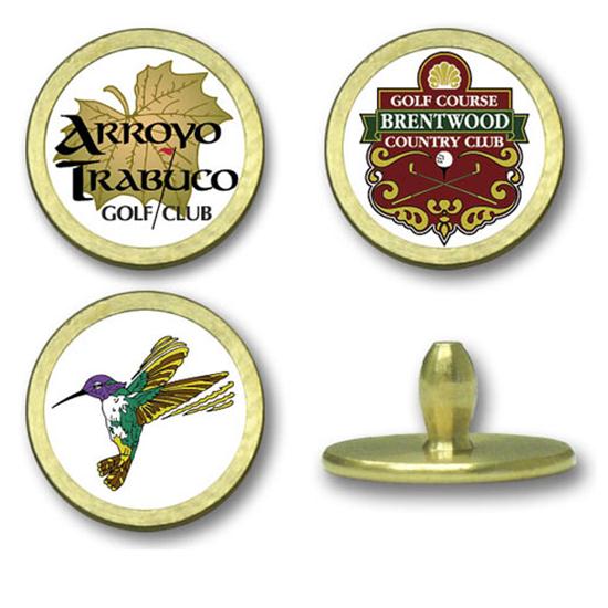 Logo Golf Tour Brass Ball Marker