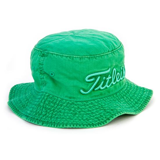 Titleist Men's Pigment Dyed Bucket Hat Kelly Green Small/Medium