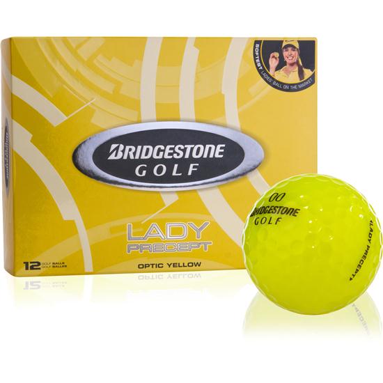 Bridgestone Lady Precept Yellow Golf Balls Golfballs.com