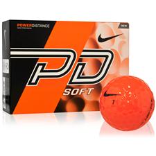 Nike Power Distance Soft Orange Personalized Golf Balls 