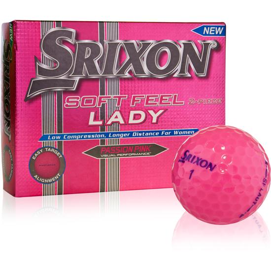 Srixon Soft Feel Lady Pink Golf Balls Golfballs.com