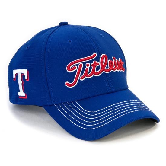 Titleist Men's MLB Fitted Hat - Texas Rangers - Medium/Large Golfballs.com