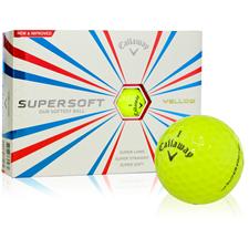 Callaway Golf Supersoft Yellow Personalized Golf Balls