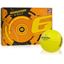 Bridgestone e6 Yellow Personalized Golf Balls 