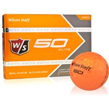 Wilson Staff Fifty Elite Orange Golf Balls