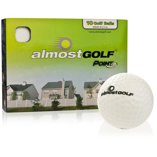 Almost Golf 10 Ball Trial Pack White Golf Balls