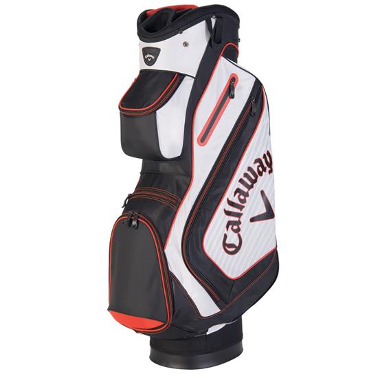 Callaway Golf Chev Personalized Cart Bag - White-Black-Red Golfballs.com