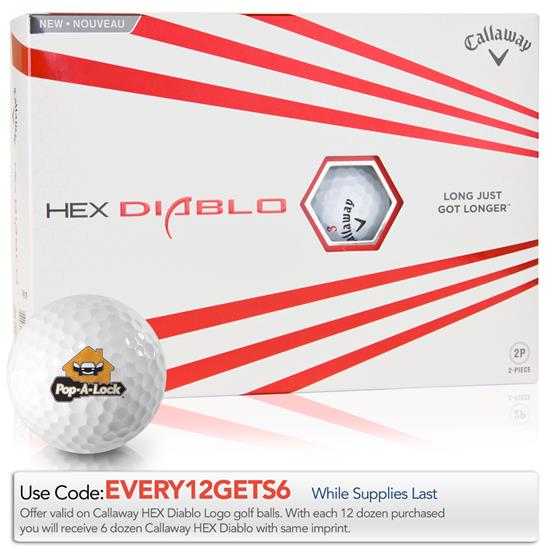 Callaway Golf HEX Diablo Logo Golf Balls