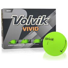 Volvik Vivid Matte Green Personalized Golf Balls