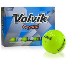 Volvik Crystal Green Golf Balls 