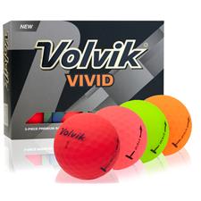 Volvik Vivid Matte Multi-Color Personalized Golf Balls