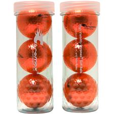 Chromax Metallic I Metallic Orange Golf Balls