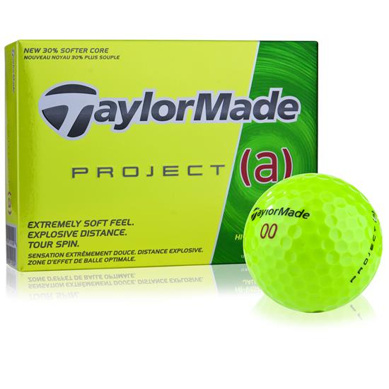 Taylor Made Project (a) Yellow Custom Logo Golf Balls