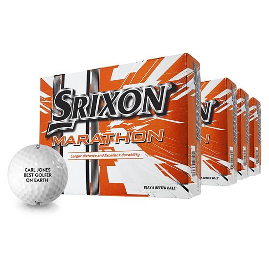 Srixon Marathon Personalized Golf Balls Buy 3 DZ Get 1 DZ Free