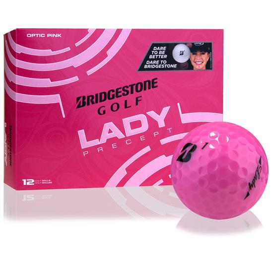 Bridgestone Lady Precept Pink Golf Balls Golfballs.com