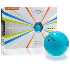 Callaway Golf Supersoft Blue Monogrammed Golf Balls 
