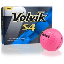 Volvik S4 Pink Personalized Golf Balls