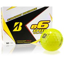 Bridgestone e6 Speed Yellow Monogrammed Golf Balls 