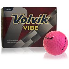 Volvik Vibe Pink Personalized Golf Balls