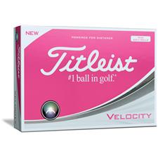 Titleist Velocity Pink Personalized Golf Balls