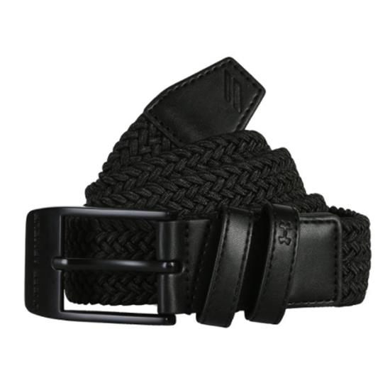 under armour braided belt black