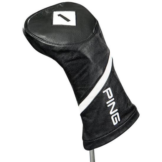 PING Leather Driver Headcover - Black Golfballs.com