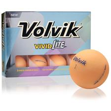 Volvik Vivid Lite Orange Personalized Golf Balls