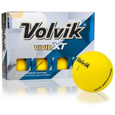 Volvik Vivid XT Matte Yellow Personalized Golf Balls