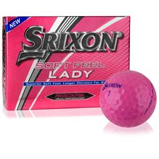 Srixon Soft Feel Lady Pink Personalized Golf Balls