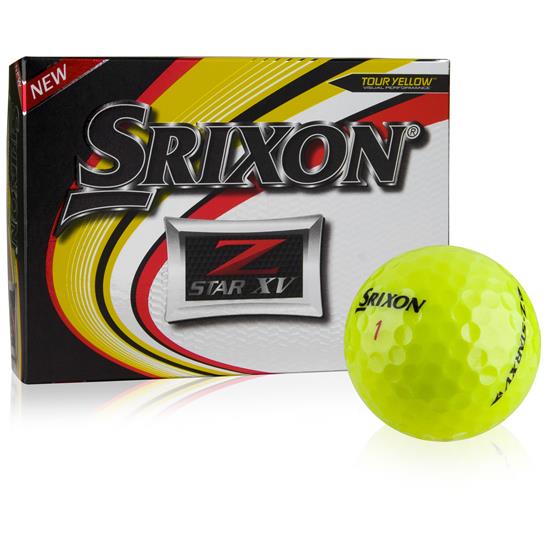 Srixon Z-Star XV Yellow Personalized Golf Balls