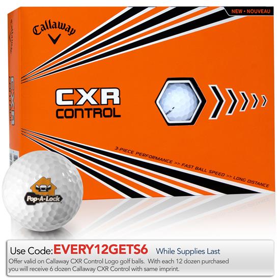 Callaway Golf CXR Control Custom Logo Golf Balls