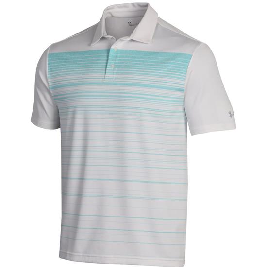 under armour men's playoff super stripe golf polo