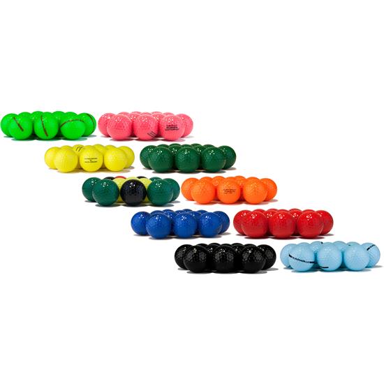 Blank Colored Logo Overrun Golf Balls