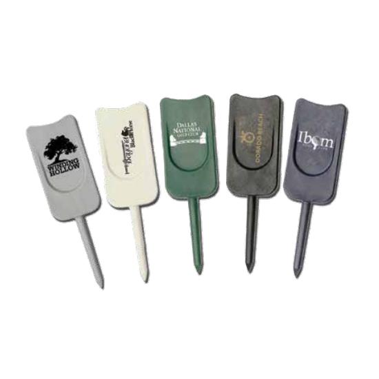 Logo Golf Single Prong Plastic Divot Tool