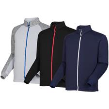 FootJoy Men's Ribbed Sweater Fleece Jacket
