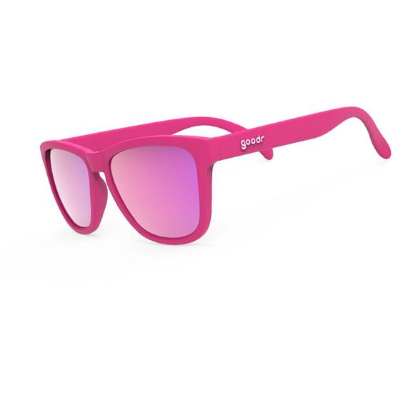 Goodr Becky's Bachelorette Bacchanal Sunglasses Pink Frame Pink