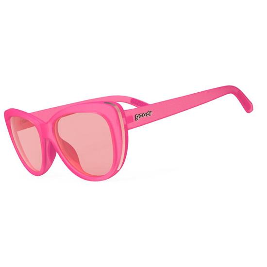 Goodr Sand Trap Queen Sunglasses For Women Pink Frame Rose Lens 