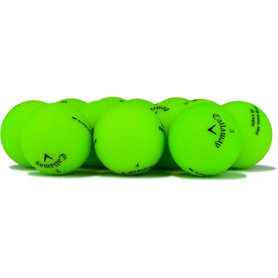 callaway matte green golf balls