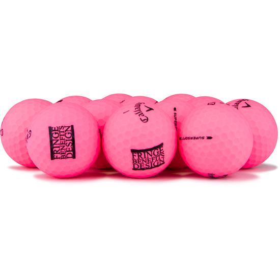 Callaway Golf Prior Generation Supersoft Matte Pink Logo Overrun Golf