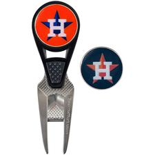Team Effort CVX Repair Divot Tool and Ball Markers - Houston A