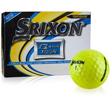 Srixon Q-Star Tour 3 Yellow Personalized Golf Balls