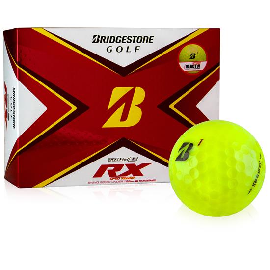 Bridgestone Tour B RX Yellow Personalized Golf Balls