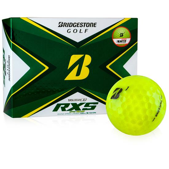 Bridgestone Tour B RXS Yellow Personalized Golf Balls