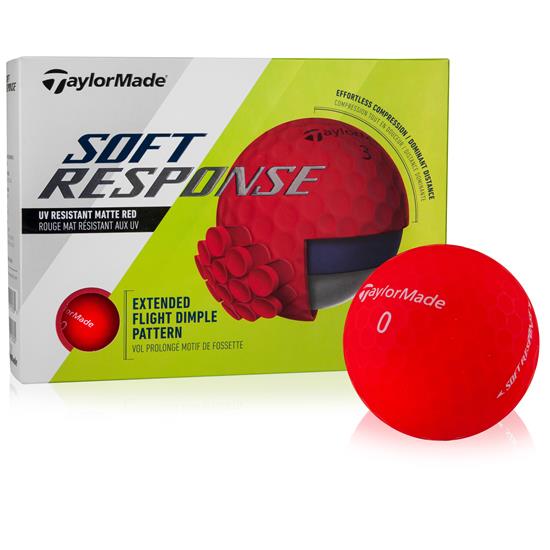Taylor Made Soft Response Red Personalized Golf Ball