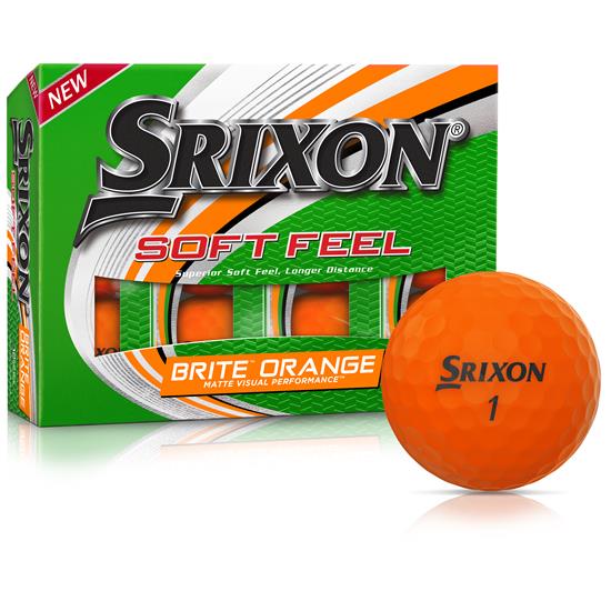 Srixon Soft Feel 2 Brite Orange Golf Balls